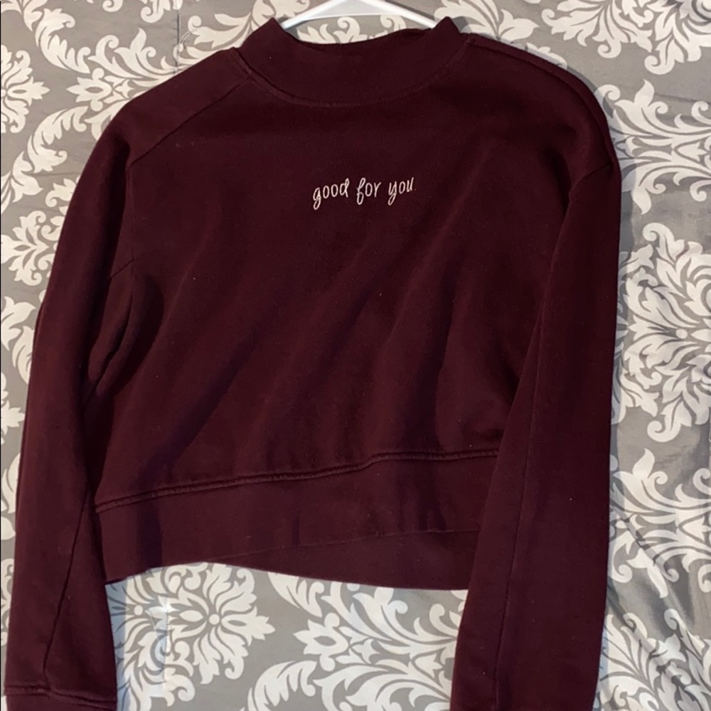 Crop top sweater